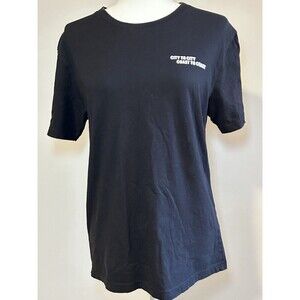 City to City Coast to Coast Denim & Flower Black Tee Ricky Singh Men’s Medium